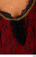  Photos Woman in Historical Civilian dress 4 19th century Civilian Dress black red and dress lace medieval clothing 0001.jpg